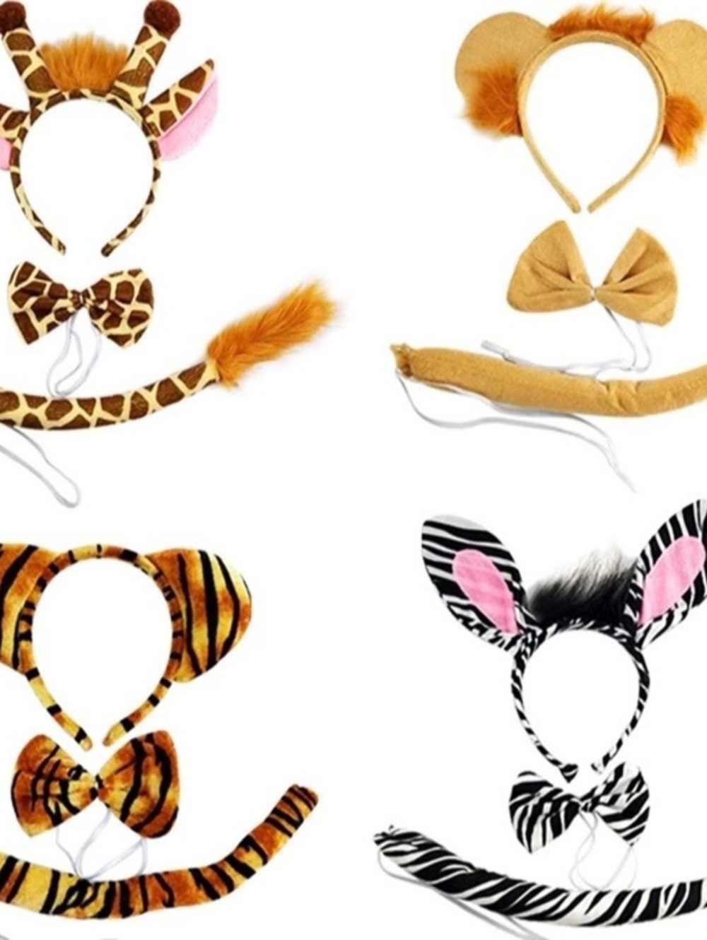 Virtue OO-936 Morals 4 Sets Zoo Animals Adult Headbano